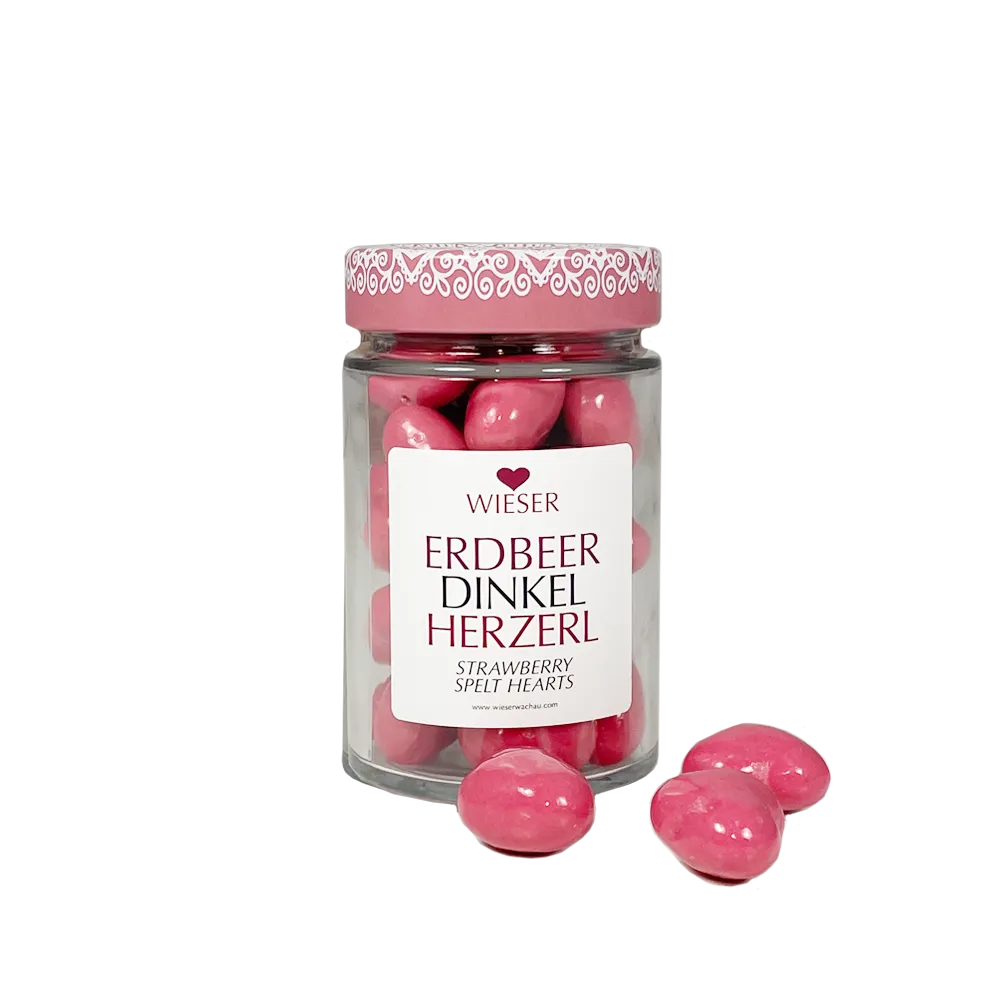 Erdbeer Dinkel Herzerl